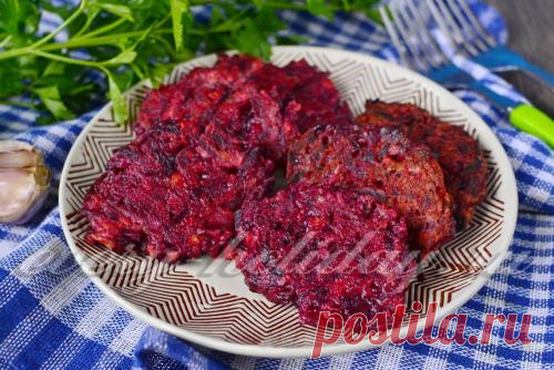 Котлеты из свеклы, самый вкусный рецепт с фото