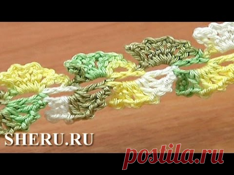 Crochet Cord Tape Ribbon How To Урок 21 Вязание крючком изящного шнура