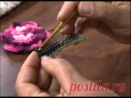Mulher.com 24/08/2012 - Tapete redondo com flores e treliças 1/2 - YouTube