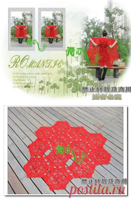 КРУГОВОЙ ЖИЛЕТ ИЗ МОТИВОВ.