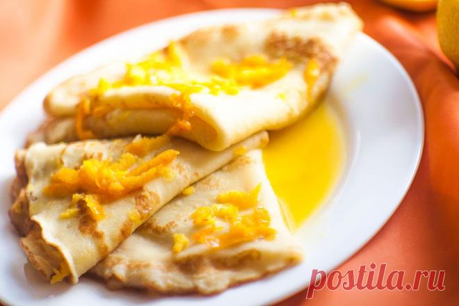 Рецепт блинчиков Сьюзетт