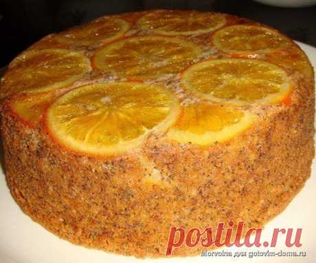 Апельсиновый торт с маком