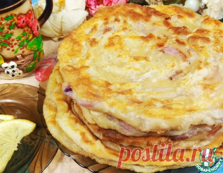 Узбекская лепешка со вкусом чебуреков