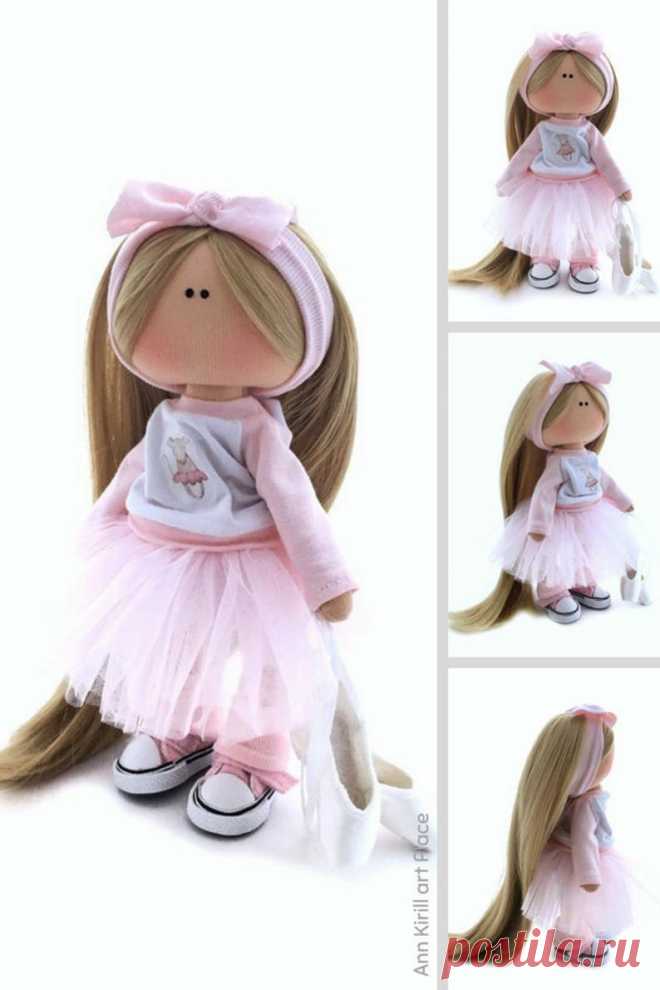 Bonita Rag Doll Fabric Handmade Doll Puppen Interior Doll | Etsy