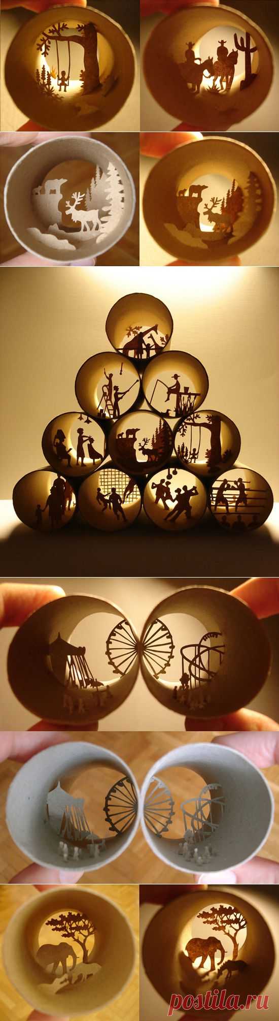 Anastassia Elias: поделки из рулонов туалетной бумаги | Своими руками