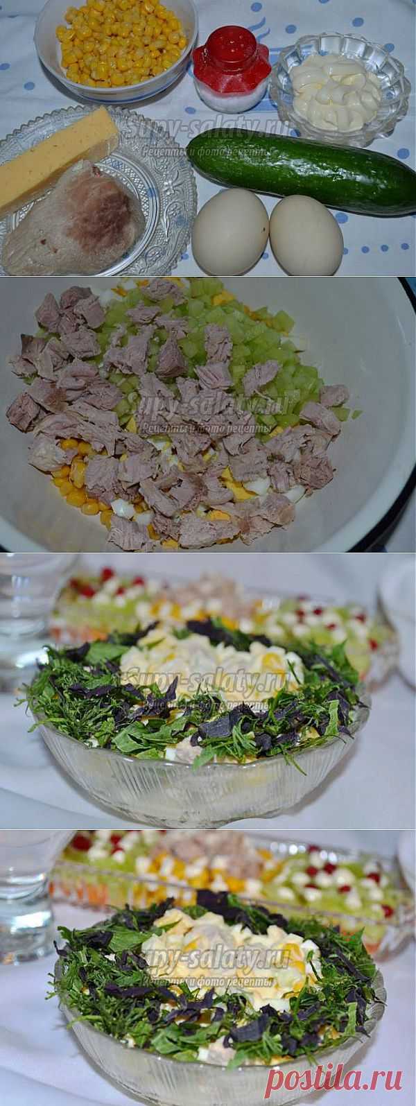 Салат на Пасху с мясом и сыром. Нежный ангел. Рецепт с пошаговыми фото
