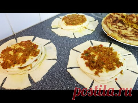 حصريا👌مسمن مورق السبع طبقات او ملاوي مغربية بطريقة جديدة  وحشوة اقتصادية ولذيذة/الفطير المشلتت