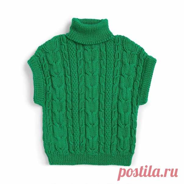 ЖИЛЕТ С КОСАМИ CABLE MIX

Размеры XS/S (M, L, XL, 2/3XL, 4/5XL).
Для окружности бюста 71-86.5 (91.5-96.5, 101.5-106.5, 112-117, 122-137, 142-157.5)см.
Окружность бюста готового изделия: 96.5 (106.5, 117, 132, 147.5, 159)см.

Пряжа Caron Simply Soft (100% акрил, 288метров/170гр,) 3 (4, 4, 5, 5, 6)мотков.
Спицы 4.5мм и 5мм или размер, необходимый для получения указанной плотности.
Дополнительно: дополнительная спица для кос, два держателя петель, маркеры, игла.

Плотность вя...