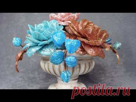 "Сновидение". Урок 7 - Декоративные веточки, сборка / "Dream". Lesson 7 - Decor branches, assembling