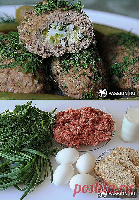 Зразы мясные с луком и яйцом на пару | passion.ru
