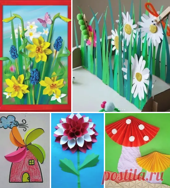 Идеи интересных поделок для занятий с детьми.