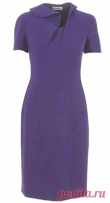 Разбираем модель фиолетового платья | Шкатулка