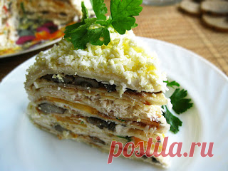 Кулинарный блог!Лучшие рецепты.: ЗАКУСОЧНЫЕ ТОРТЫ: ТОП-5 РЕЦЕПТОВ