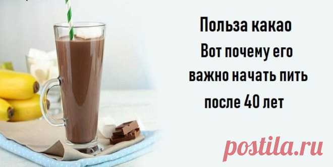 Польза какао. Вот почему его важно начать пить после 40 лет