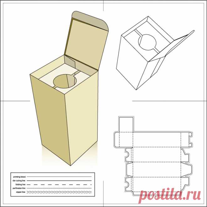 коробка для бутылки