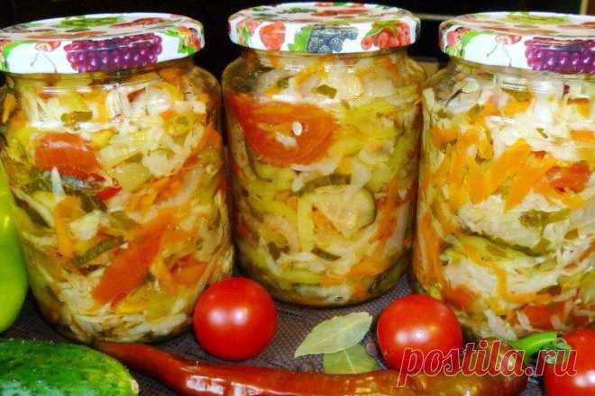 20 салатов из капусты на зиму, которые оценит любая хозяйка