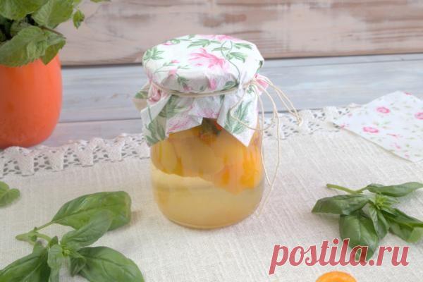 Консервированные абрикосы с базиликом | CityWomanCafe.com