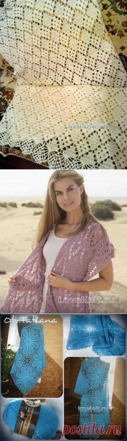 Подборка схем палантинов.