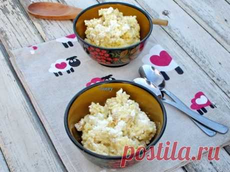 Пшенная каша с творогом