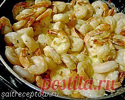 Рецепт креветок в сливочном соусе | Сайт рецептов