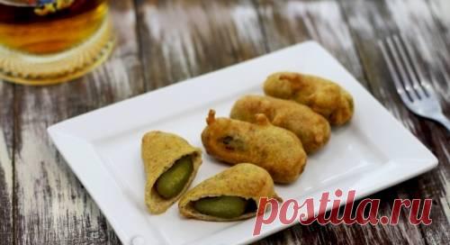 Соленые огурцы в кляре - рецепт с фото / Простые рецепты