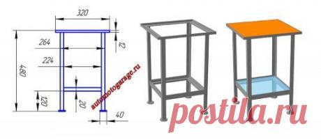 Табурет для мастерской (гаража) :: АвтоМотоГараж