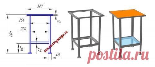 Табурет для мастерской (гаража) :: АвтоМотоГараж