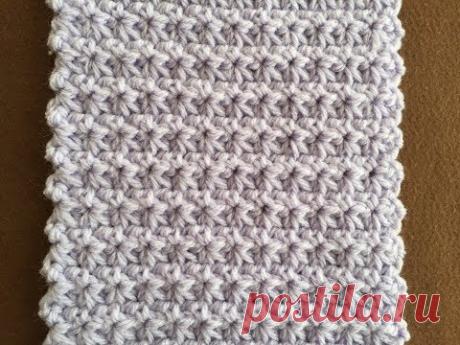 CROCHET TRINITY STITCH TUTORIAL | One Row Repeat - Beginner Level