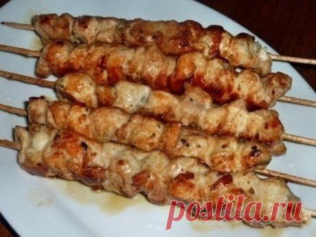 БЛОГ ПОЛЕЗНОСТЕЙ: Шашлык из курицы в духовке