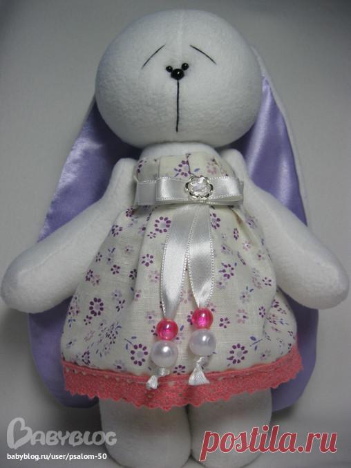 Зайка на День Рождение =) - Рукоделие - Babyblog.ru