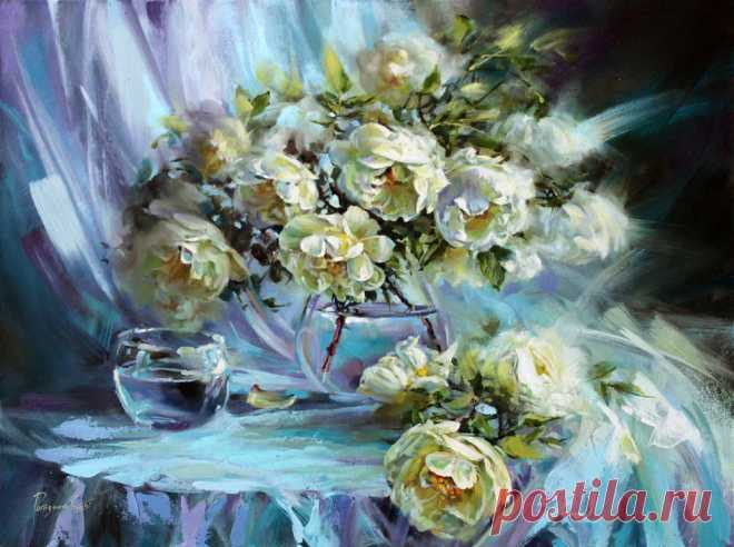 ЦВЕТЫ В ЖИВОПИСИ СОВРЕМЕННЫХ ХУДОЖНИКОВ.