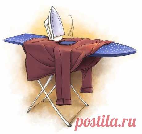 Как погладить вещи без утюга? | Мамам, женщинам, бабушкам и очень любознательным.