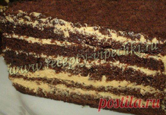шоколадный торт на сметане | Рецепты выпечки