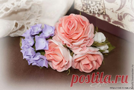 АНГЛИЙСКИЕ РОЗЫ ИЗ ФОАМИРАНА