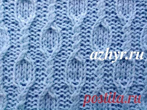 Тонкие косы спицами | АЖУР - схемы узоров