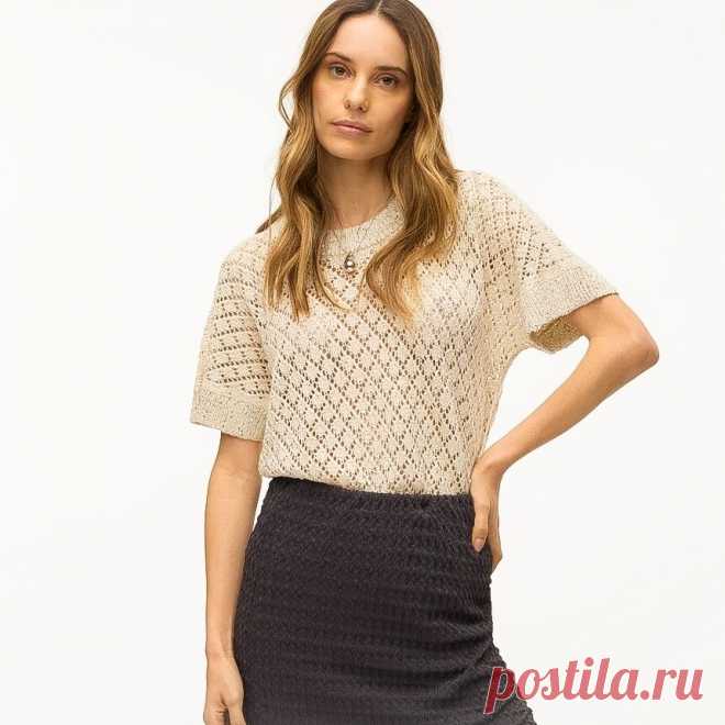 Вязание от бренда Vero Moda. Модели, которые можно повторить на спицах: 4 новинки +схемы узоров | Вяжем вместе! | Дзен