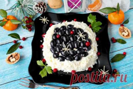 Салат Первый снег рецепт с фото пошагово и видео - 1000.menu