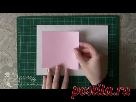 3D открытка с сердечком: мастер класс (3D card with heart tutorial). .