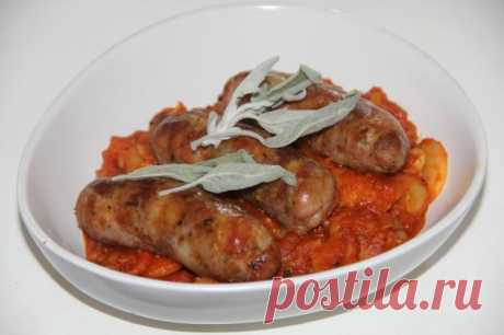 Фасоль с колбасками по-флорентийски. - ktaara