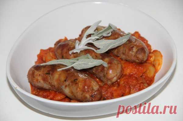 Фасоль с колбасками по-флорентийски. - ktaara