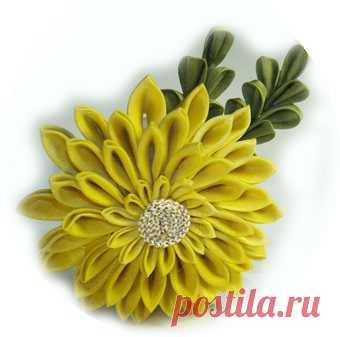 "Канзаши - украшения из лент"