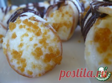 Сахарные трубочки с лимонными кристаллами - кулинарный рецепт