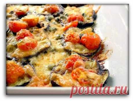 Баклажаны с сырной корочкой
