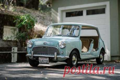 Редкий Austin Mini Beach Car 1962 был продан в США . Тут забавно !!!