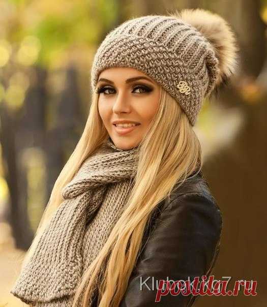 ОПИСАНИЕ УЗОРА ДЛЯ НАЧАЛА ВЯЗАНИЯ ШАПКИ И ШАРФА :  / Вязание как искусство!