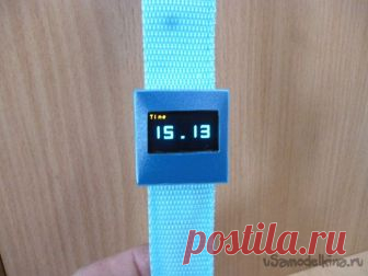 Наручные часы на Attiny85 с Oled экраном Добрый день, сегодня я хочу поделится инструкцией по изготовления наручных часов на основе Attiny 85 с Oled дисплеем. Возможностями наручных часов функции моих часов не ограничиваются. Они также могут использоваться как настольные, а еще можно давить цифровой датчик температуры. Для изготовления