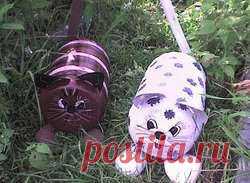 Поделки своими руками на приусадебном участке: чем обычно украшают