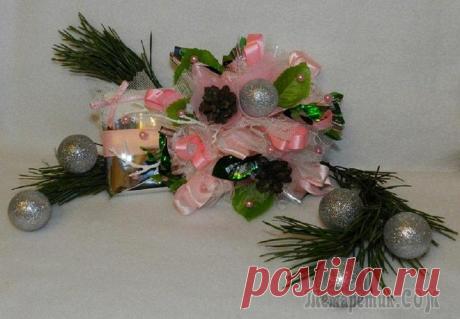 Мастер класс: оформление шоколадки к Новому году