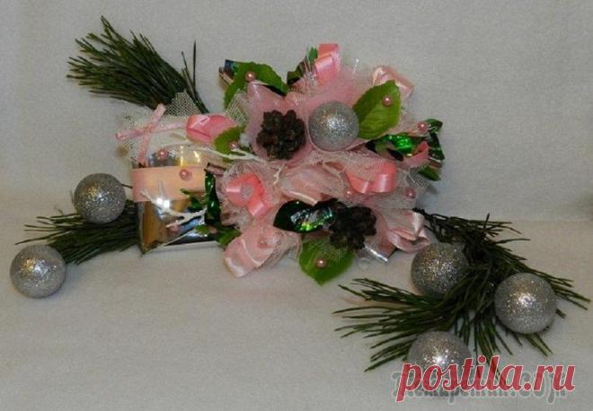 Мастер класс: оформление шоколадки к Новому году