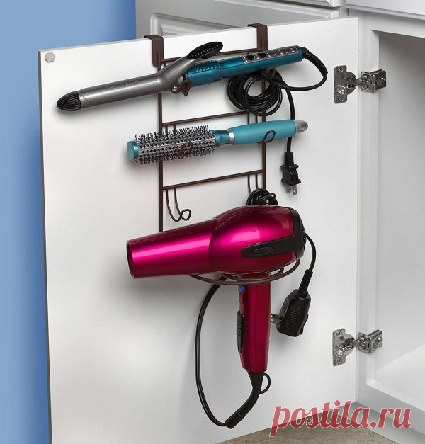 Как повесить фен в ванной: идеи на фото